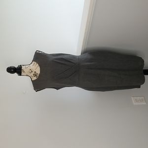 Amy Matto Sleeveless Grey Midi Dress Size 10